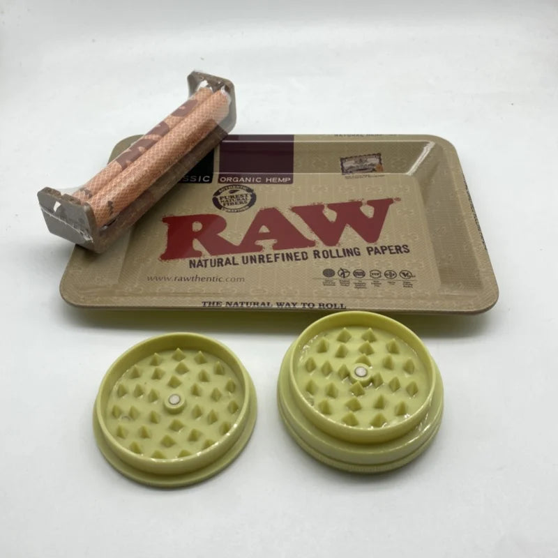 Raw Tray, Tube and Grinder