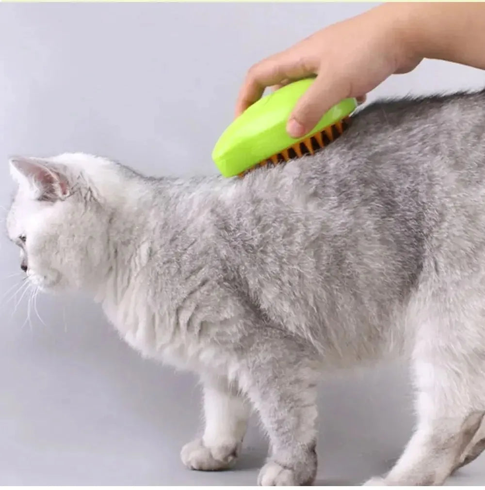 Steamer Brush for Pets - Hand Held Deshedder