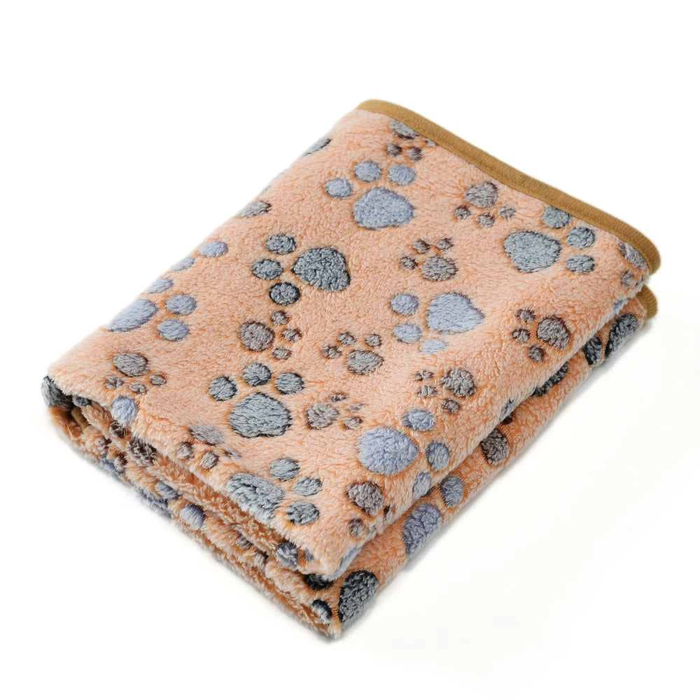 Paw Print Blanket For Dogs & Cats