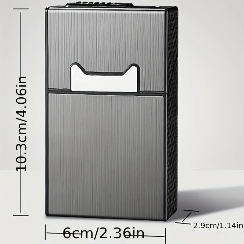 2in1 Cigarette Case with Lighter- USB Rechargeable