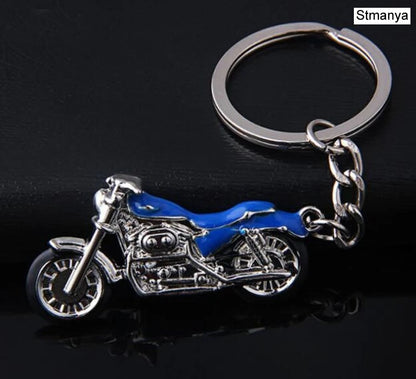 Metal Motorcycle Key Chain