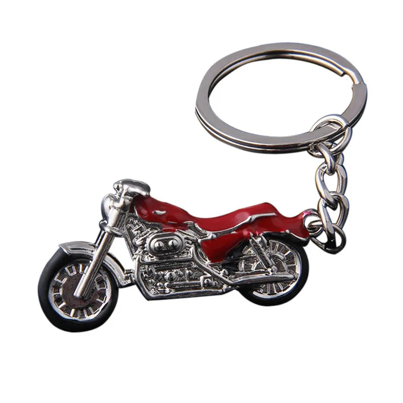 Metal Motorcycle Key Chain
