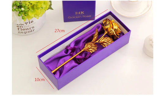 Luxury Golden Rose for Girlfriend