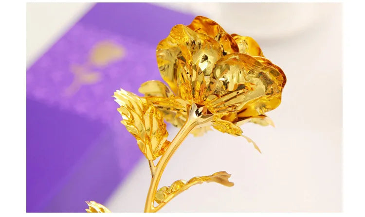 Luxury Golden Rose for Girlfriend