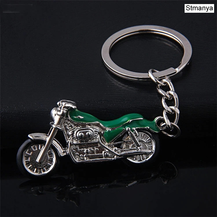 Metal Motorcycle Key Chain
