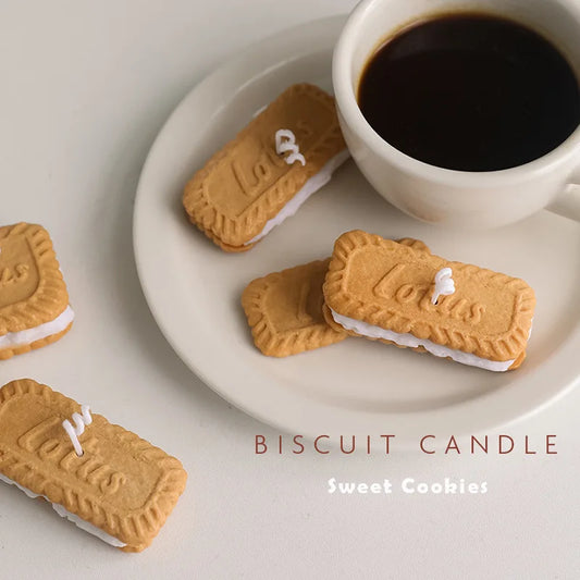 Lotus Biscuit Candle