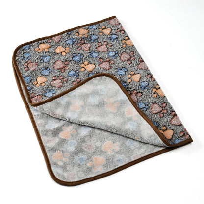Paw Print Blanket For Dogs & Cats