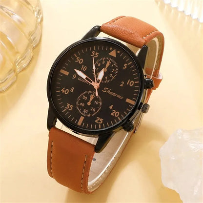 Mens Watch with Mens Stylish Accessory Bracelets