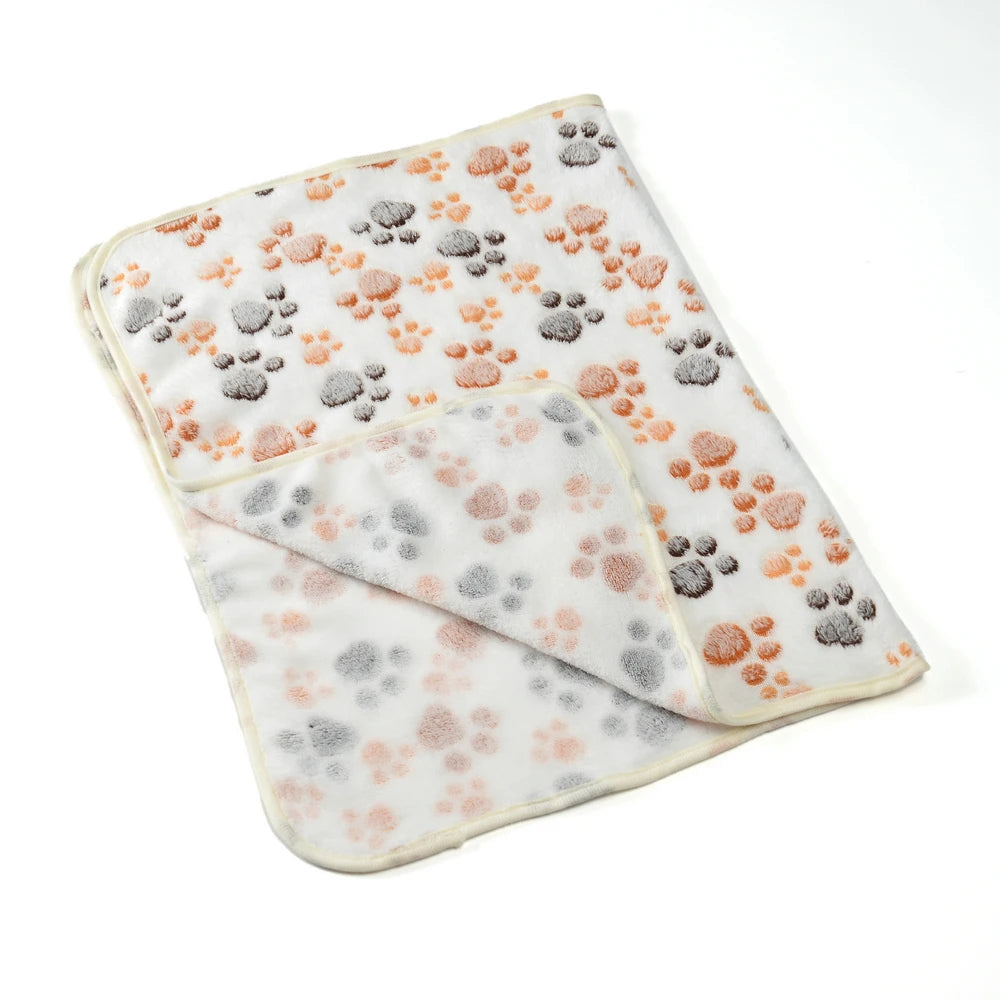 Paw Print Blanket For Dogs & Cats