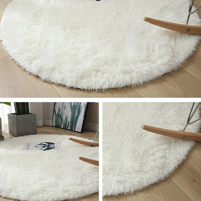 Round Fluffy Rug