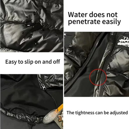 Dogs Puffer body warmer.