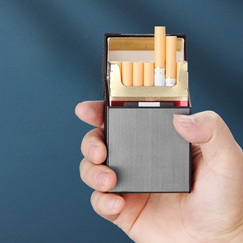 2in1 Cigarette Case with Lighter- USB Rechargeable