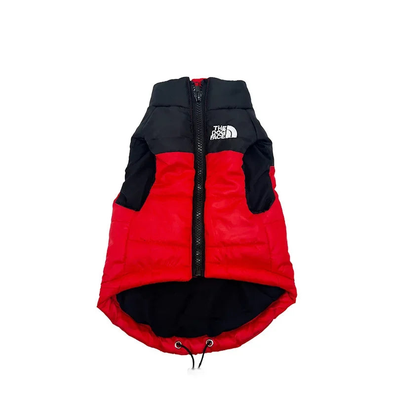 Dogs Puffer body warmer.