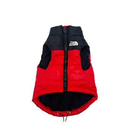 Dogs Puffer body warmer.