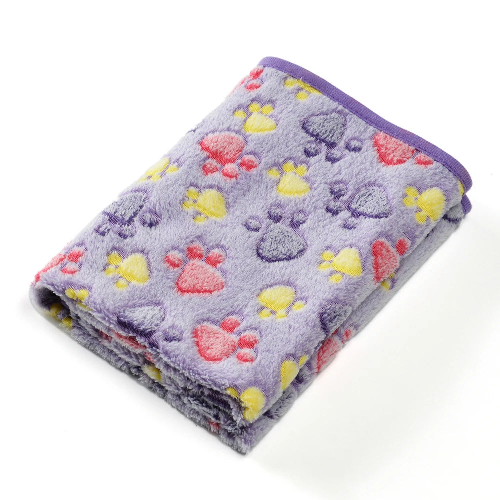 Paw Print Blanket For Dogs & Cats