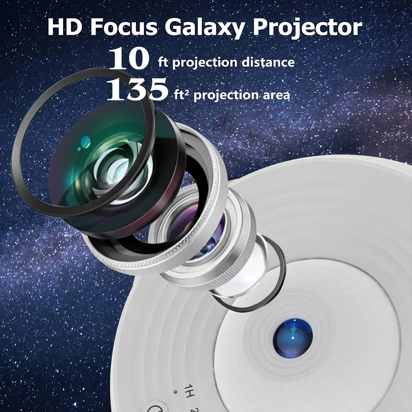 Realistic Galaxy Projector