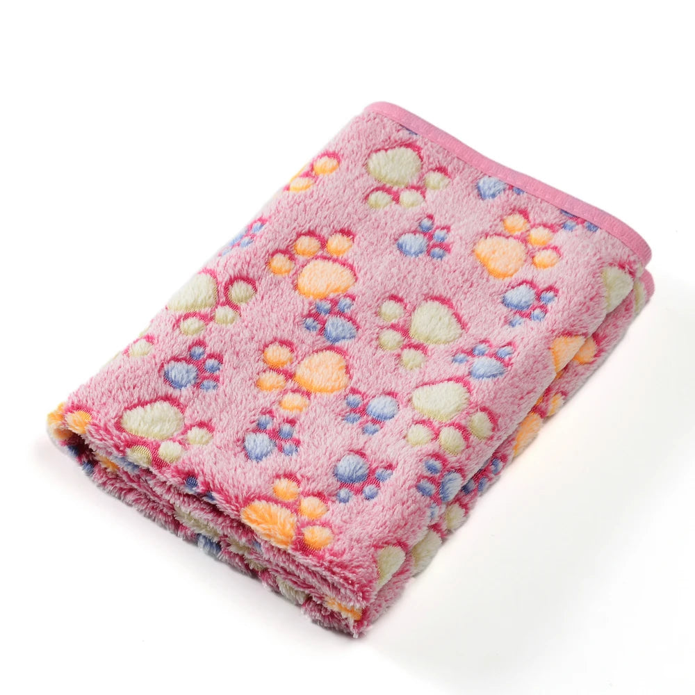 Paw Print Blanket For Dogs & Cats