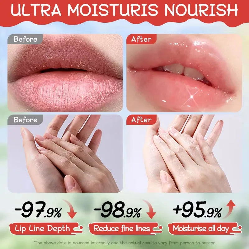 Cute Scented Lip Balm and hand cream set