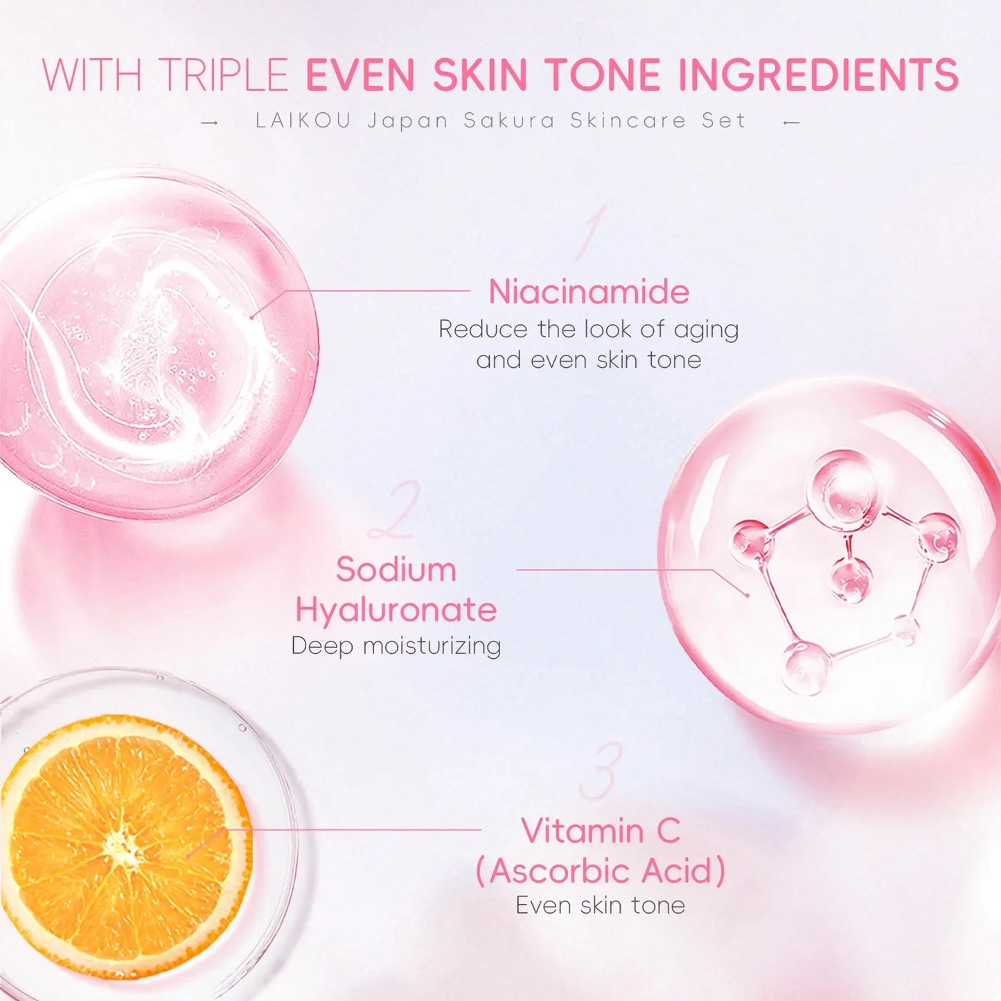 4 pcs Premium Japan Skin Care Set