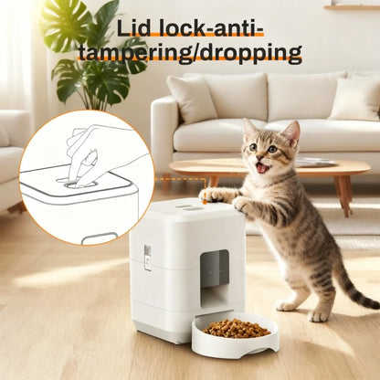 2L Smart Phone Control Pet Feeder for Cats and Small Dogs
