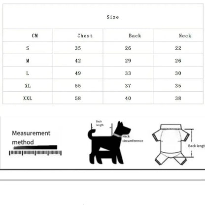 Dogs Puffer body warmer.