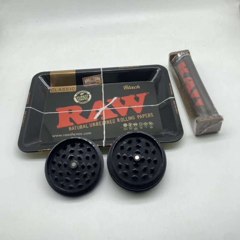 Raw Tray, Tube and Grinder