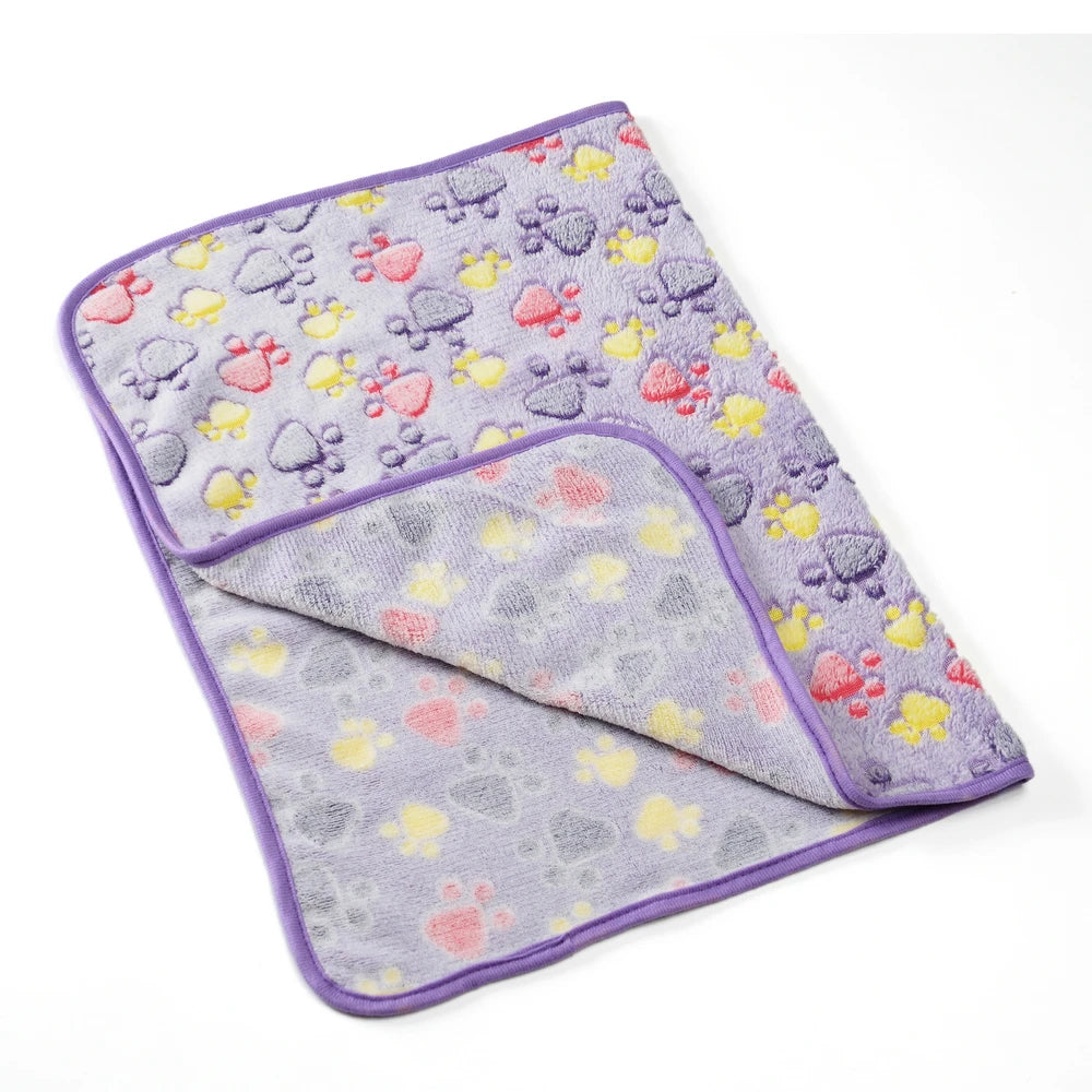 Paw Print Blanket For Dogs & Cats