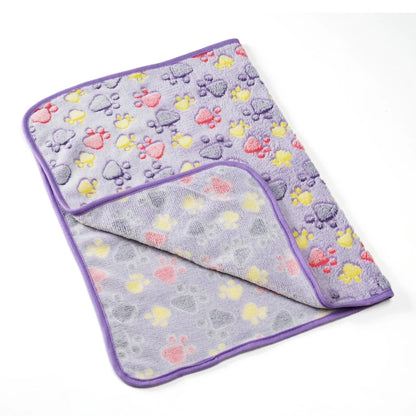 Paw Print Blanket For Dogs & Cats