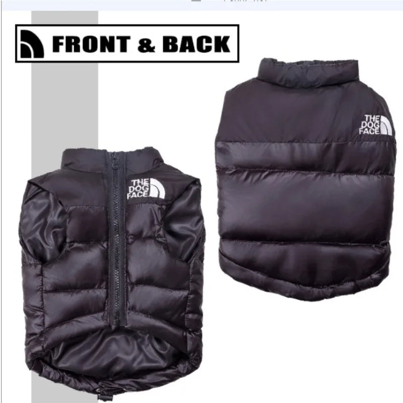 Dogs Puffer body warmer.
