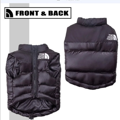 Dogs Puffer body warmer.