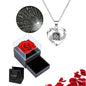 Rose Box with Necklace