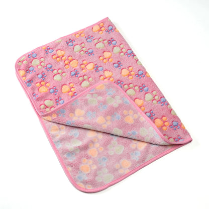 Paw Print Blanket For Dogs & Cats