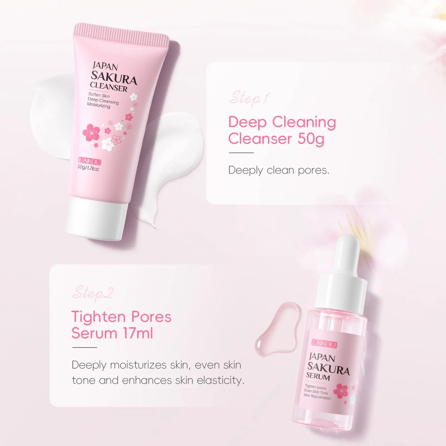 4 pcs Premium Japan Skin Care Set