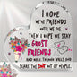 Cute Funny Message, Heart Shape for Best Friend