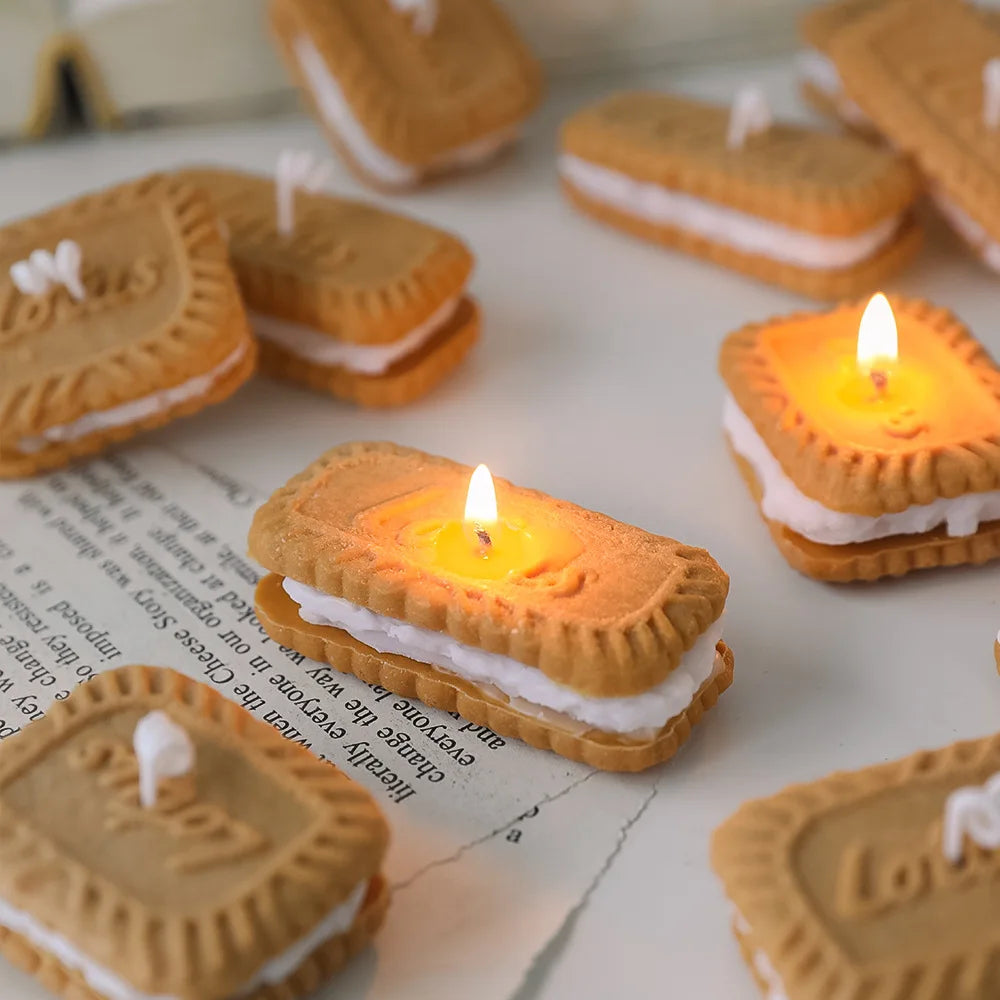 Lotus Biscuit Candle
