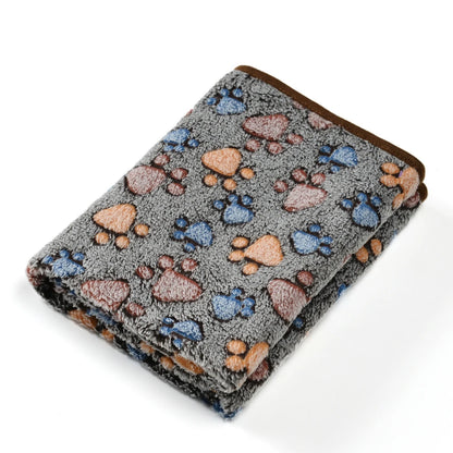 Paw Print Blanket For Dogs & Cats