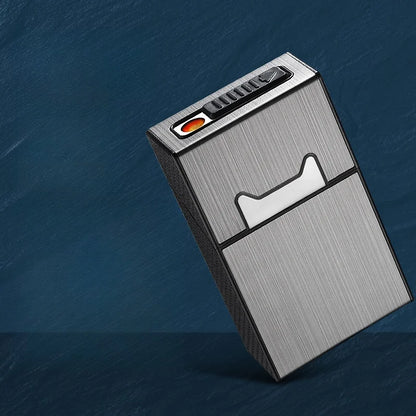 2in1 Cigarette Case with Lighter- USB Rechargeable