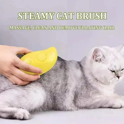 Steamer Brush for Pets - Hand Held Deshedder