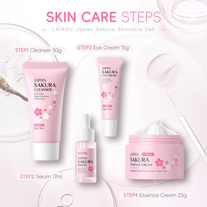4 pcs Premium Japan Skin Care Set