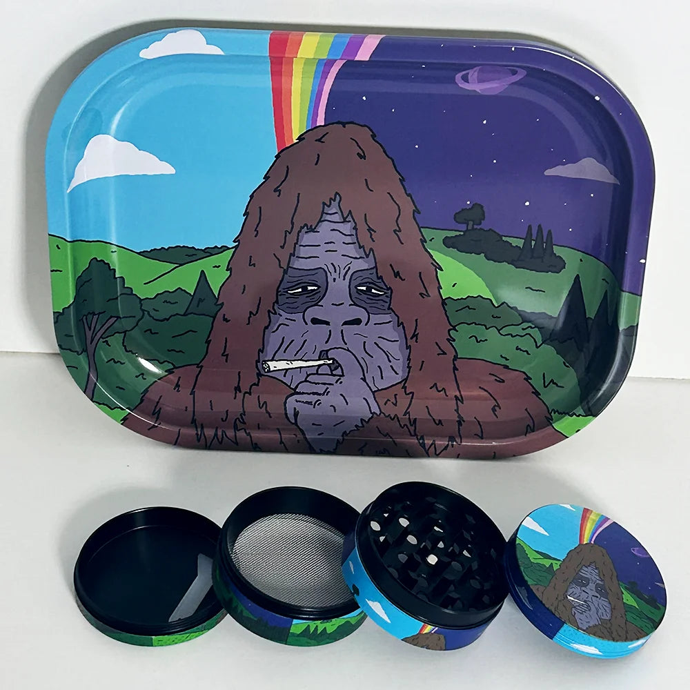 Sassy The Sasquatch Grinder and Tray