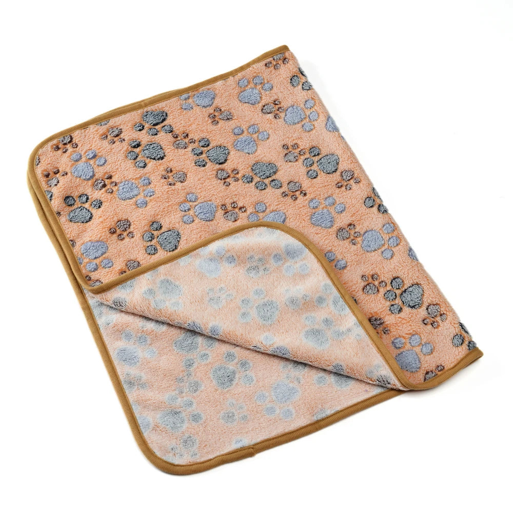 Paw Print Blanket For Dogs & Cats